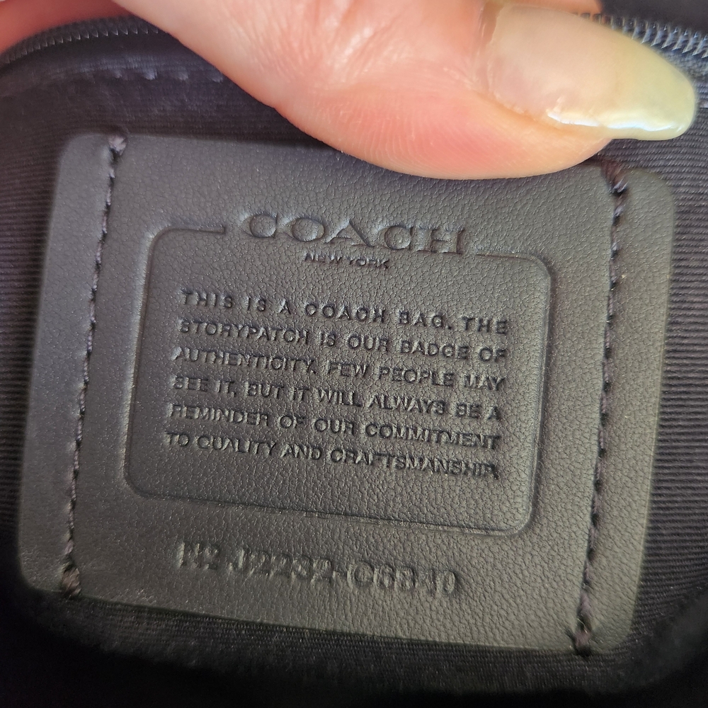 COACH Kacey Satchel Pebbled Leather Sky Blue - Picture 13 of 13